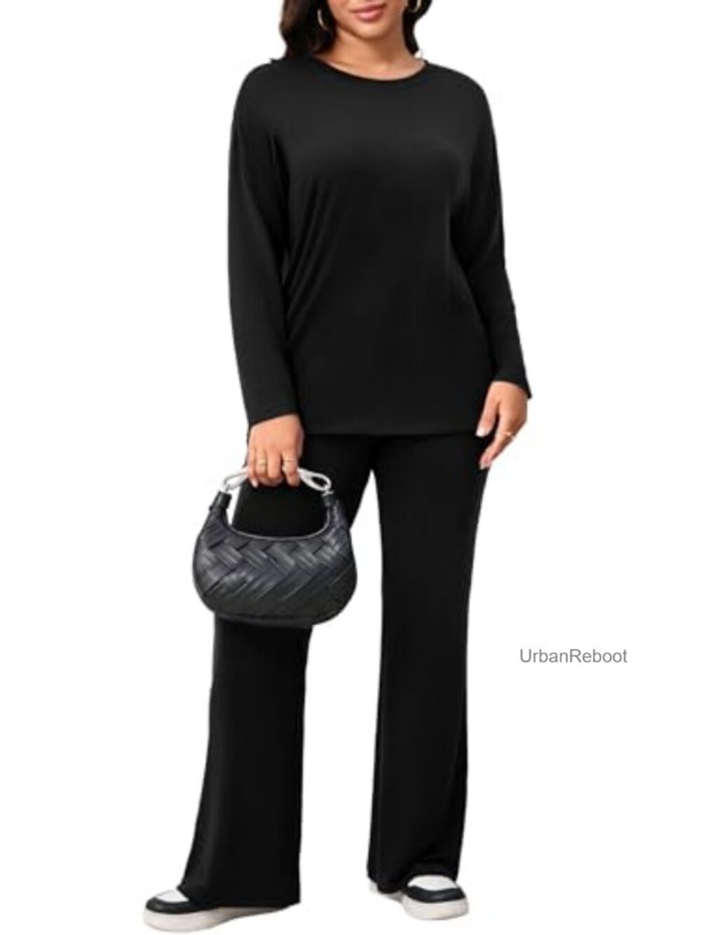 Women's 2 Piece Lounge Set Flare Pants Track Suit